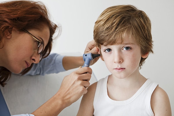 Child Getting Ear Exam